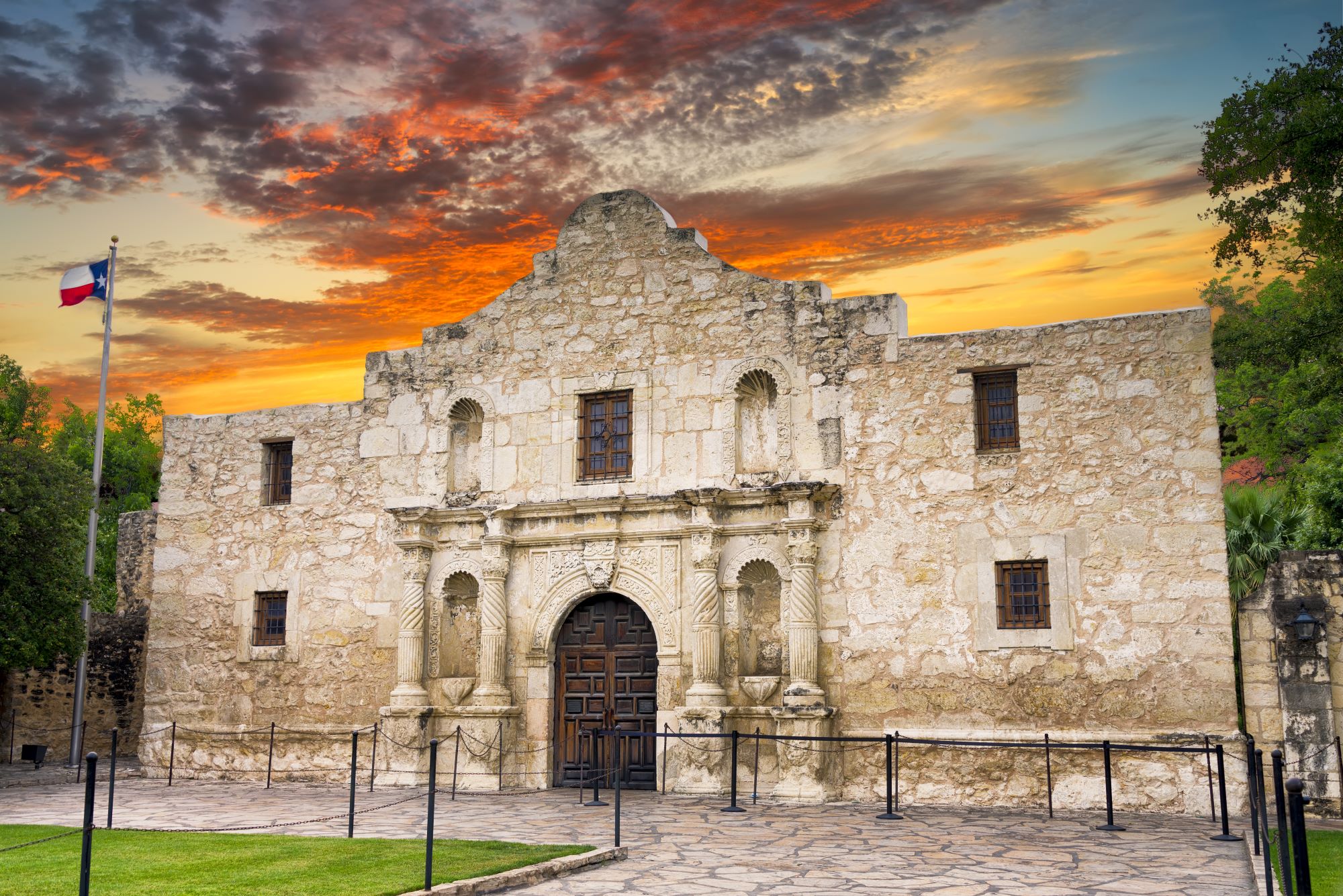Alamo at sunrise