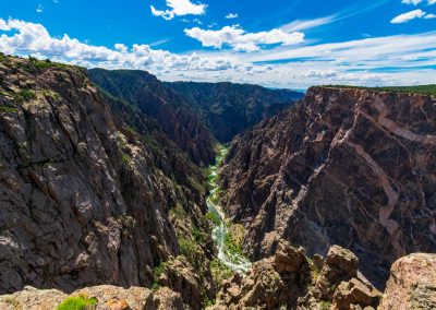 Looking into the Black Canyon of the Gunnison