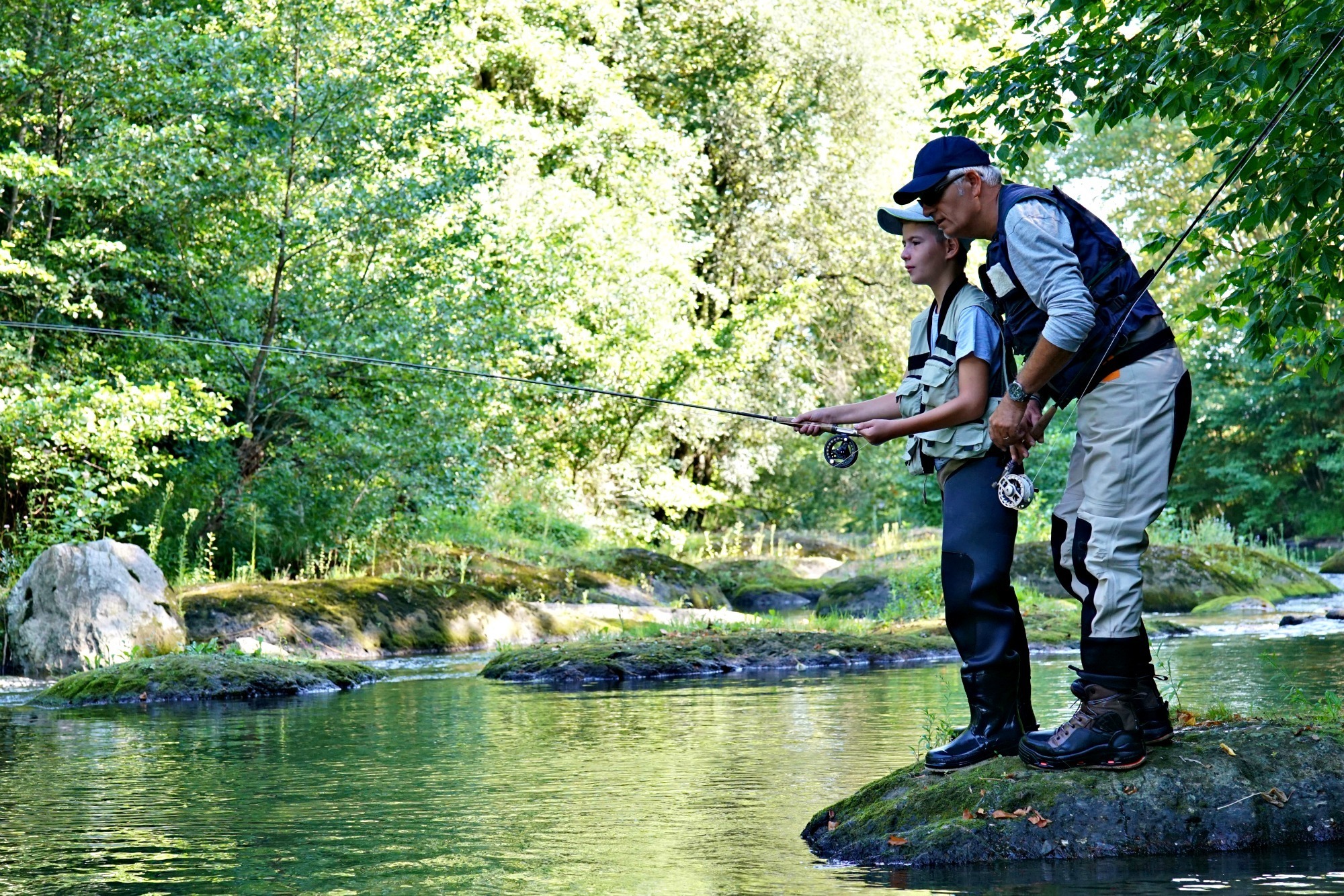 Fly fishing father 2 Fly-fishing