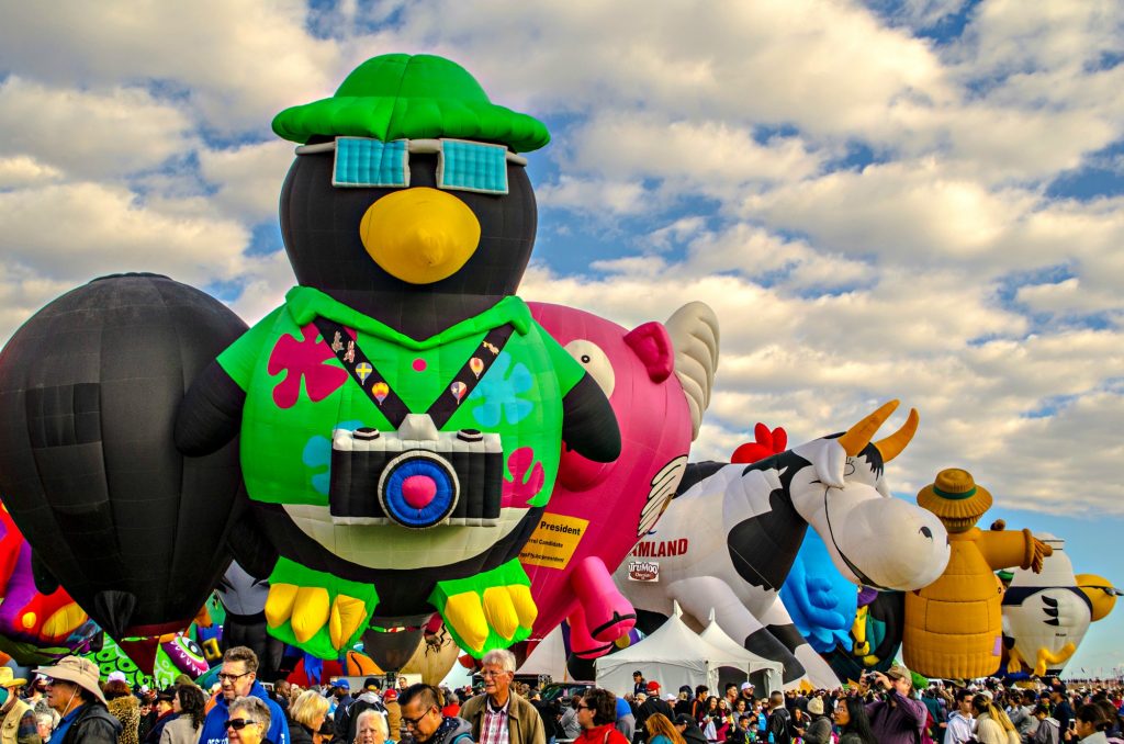 Hot air balloon shapes