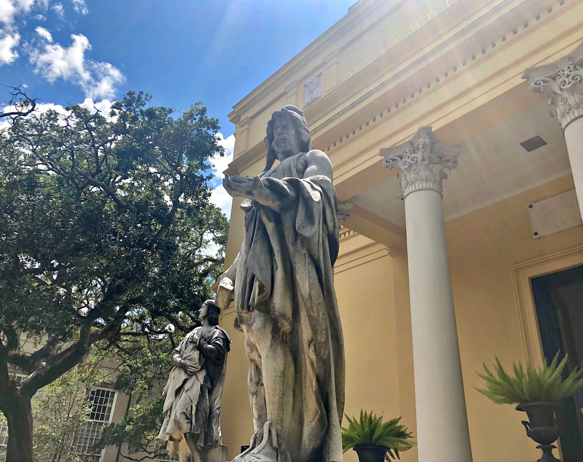 Telfair statues Telfair Museum