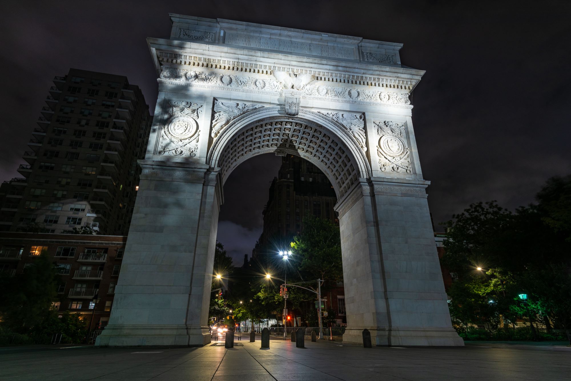 Washington Square Park at Night